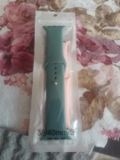 Dwa silikonowe paski sportowe do Apple Watcha 38/40 mm