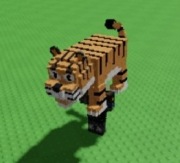 Tiger grow a garden