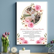 Plakat Babcia i Dziadek A4 | papier fotograficzny | ramka w komplecie