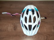 kask rowerowy ALPINA Fb Junior 2.0 biały butterfly motyl dla dziewczynki