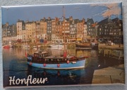 Magnes na lodówkę - pamiątka z Honfleur - Francja  80x55 