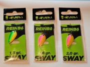 Błystki wahadłowe GUNKI REINBO - 3szt. - 1.3g ,1.6 g. 2g.