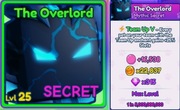 BUBBLE GUM SIMULATOR INFINITY - MYTHIC THE OVERLORD