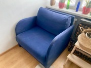 Fotel rozkładany z funkcją spania