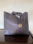 Furla skórzana torba szara