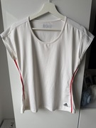 Koszulka tenisowa biała Adidas Barricade dla kobiet rozmiar 38 M