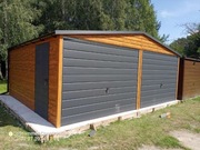 Garaż blaszany. WZMOCNIONY PROFILAMI W OCYNKU. Producent. Cała Polska