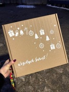 Pudełko świąteczne z nadrukiem 