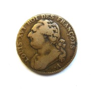 12 Denierów 1792 r.  Francja  Ludwik XVI