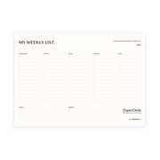 Tygodniowy planner z cytatami z checklistą TO-DO