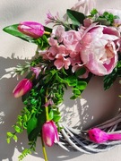 Wianek wiosenno-letni, Wianek z ptaszkiem na drzwi