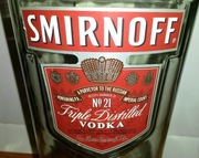 Butelka 3 litry wódka Smirnoff No.21 Vodka rum Bacardi