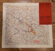 Mapa samochodowa Debrecen Europa Touring lata 30. XX w.