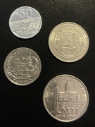 Paragwaj x 4, zestaw monet