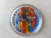 AUSTRALIAN EMU  srebro kolorowane 1 oz