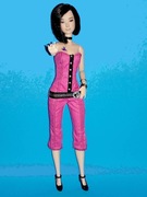 Lalka Barbie - Kombinezon różowy