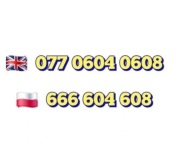 Złoty numer SIM UK i PL