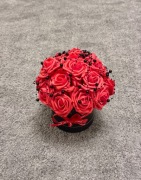 FlowerBox bukiet czerwonych róż red roses dekoration gify prezent dla niej