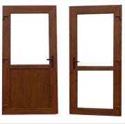 Drzwi PCV 110x210 złoty dąb