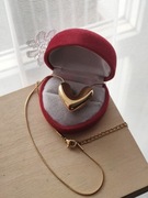 Zjawiskowy łańcuszek serce naszyjnik serduszko stal nierdzewna okazja