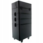 Kuferek kosmetyczny czteroczęściowy.