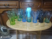 Zestaw 11 szt szklanek coca cola 