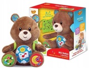 INTERAKTYWNY PLUSZAK MIŚ STEFAN Z PLECAKIEM LICZY UCZY PO POLSKU