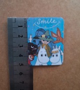Mini magnes Muminki Moomin + przypinka