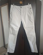 Spodnie jeans Mos MOSH Van Graaf białe z dżetami r. 33 z elastanem