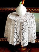 ODRUS DEKORACYJNY Z USZKODZENIAMI,gipiura.śr.140cm.