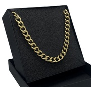 Łańcuch złoty splot pancerka stal chirurgiczna