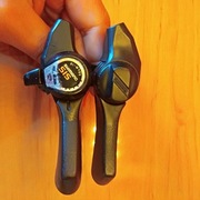 Manetki shimano 3x6 do roweru skokowe lub nie klasyk retro sprawne