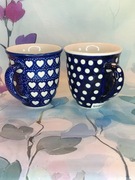 Kubek ceramiczny Mars Bolesławiec 500ml dwupak ceramika Bolesławiec  