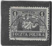 POCZTA POLSKA GORNY SLASK 1MARK SWIERKLANY