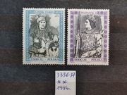 3336-3337** 3336-37** Poczet królów i książąt polskich 1994 r. 