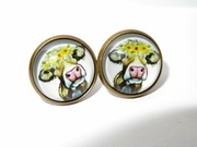 Kolczyki krowy krowa cow