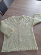 Sweterek damski cytrynowy