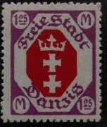 Znaczek Gdansk czysty