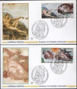 Watykan,Poste Vaticane,Mi.1107-1114,Kaplica Sekstyńska