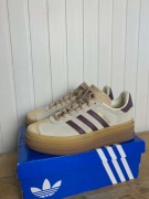 Używane tenisowki damskie adidas gazelle bold beżowe 38 2/3 org