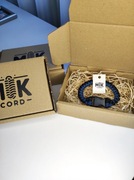 Bransoletka paracord pleciona elegancka survivalowa ze sznurków 