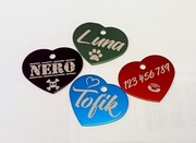 Zawieszka Identyfikator Adresówka Dla Kota Psa Grawerowana Imię Telefon