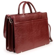 Skórzana aktówka damska