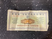 Bon Towarowy z 1969 r. Seria EN