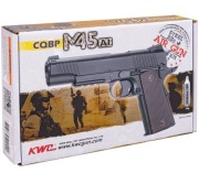 Wiatrówka RANGER 1911 M45A1 CQBP k.4,5BBs 21-strz. METAL SLID + gratis