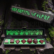 Zamykane dwukolorowe pudełko na kości - Ochrona i styl w jednym!