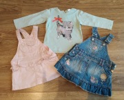 Markowy zestaw dla dziewczynki rozm 74