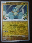 REVERSE HOLO Golett 087/162 Karta POKEMON TCG S&V Temporal Forces