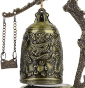 Dzwon Koreański Smoka Vintage Dekoracja Buddyjski Dzwonek Wystrój Pokoju