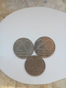 Moneta 20 zł obiegowa, 1989 rok